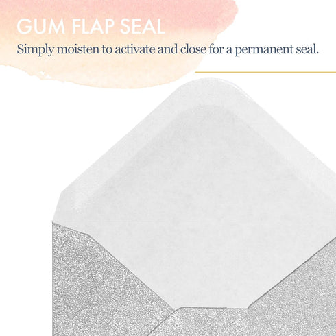 Gift Card Envelopes - 100-Count Mini Paper Business Card Envelopes, Bulk Tiny Envelope Pockets for Small Note Cards,