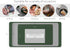 RENMTURE Double-Sided Faux Leather Desk Mat, Large Mouse Pad for Home and Office Organization (Green/Gray, 36"x17")