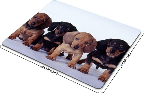 Dachshund Puppies Mouse Pad, Dogs Mousepad