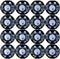 ALITOVE 100pcs WS2812B Addressable 5050 Smart RGB LED Pixel Light on Black