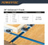 POWERTEC 71609 3" T-Track Intersection Kit with Predrilled Mounting Holes for Universal T Track Accessories
