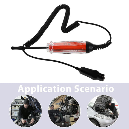 3-60v UPKOCH Automotive Voltage and Continuity Tester Pen with LCD Digital Display, Dc Voltage Test Pen for Car
