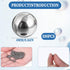 ZEYIYER 100 (0.16"/4mm) PCS Paint Mixing Balls, Metal Balls Stainless Steel Ball Bearings for Model Mixing and Stirring