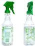 HARRIS Professional Wide Mouth 32oz Empty Spray Bottles, 3-Pack for Cleaning Solutions