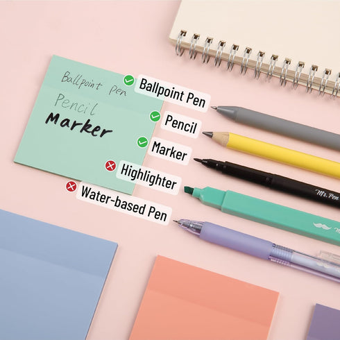 Mr. Pen Aesthetic Book Annotation Kit, 38 pcs, Highlighters and Gel Pens, No Bleed Highlighters for Bible Pages