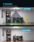 200W 20000LM, Setting 6500K Bulb Motion Sensor Garage Light Deformable LED Sensing Shop Lighting with Timer - Bright