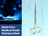 5" ARTMAN INSTRUMENTS Scissors Straight | Tungsten Carbide Inserts Extra Sharp | Gold-Plated Handle | Dental, Surgical