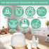6 Pack 2 Pack Z1/Z2/Twist Duckbill Valves & Silicone Diaphragms Compatible with Breast Pump - BPA-Free Breast Pump