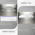 AKU INTL. Pack-2 Wall Mount Dispenser, Anti-Scratch Toilet Seat Cover Holder with Screws for Half or Single Fold
