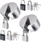 2 Pack Outdoor Faucet Spigot Lock, 4 Locks Water Hose Bibs Locks
