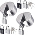 2 Pack Outdoor Faucet Spigot Lock, 4 Locks Water Hose Bibs Locks