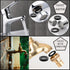 135 PCS Plumbing Rubber Washers Assorted Kit with Flat Silicone Gasket Set for Faucet Shower Head Garden Hose Seals
