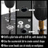 6 Pcs Countersink Drill Bit Set with Case, 1/4'' Hex Shank HCS 5 Flute Countersink Tool Sets for Wood