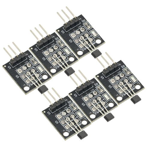 GODIYMODULES 6Pcs A3144 5V Hall Effect Magnetic Sensor Module Hall Effect Sensor for Arduino PIC AVR Smart Cars DC