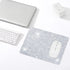Mouse Pad Diamond Silver Glitter Sparkle, Bling Desk Accessories Gaming Rubber Pads for Laptop