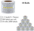 Thank You for Your Ebay Purchase Stickers, 2×3 Inch Positive Feedback Shipping Labels, 200 Stickers Per Roll