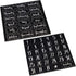 Juvale Magnetic Calendar for Classroom, Number Magnets and Calendar Magnets with Day, Month, Date (50 Piece)