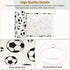 PeeNoke seamless 11"x11"x9" Drum Lamp Shades football soccer ball sport doodle cartoon gift scarf repeat Lampshade