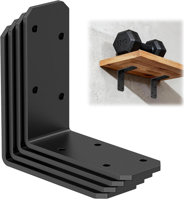 3"3"1.2" L Bracket for Wood, 90 Degree Angle Bracket, Galvanized Corner Brace