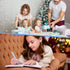 Yeaqee 36 Pcs Winter Themed Snowflake Pens, Frozen Ballpoint Pens for Winter Birthday Party, School Reward Prizes