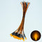 20pcs DC12 Volt 5mm Orange LED Lights Emitting Diodes Pre 7.9 inch