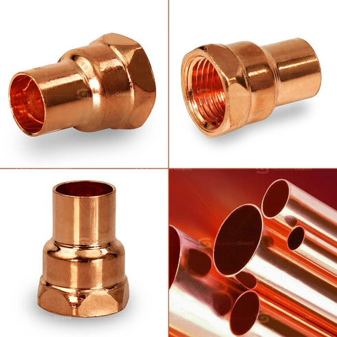 DDGA0150 Female Adapter Fitting, 1-1/2" Copper, C X F Connections