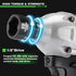 15-Piece 1/2-Inch Set, Set, 10mm-24mm, 6 TecoTek Drive Metric Low Profile Impact Socket Stubby Socket No Skips Sizes