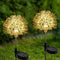 Solar Garden Lights Outdoor - 2 Pack Outdoor Decorative Garden Lights, Waterproof Solar Outdoor Lights, Auto ON/Off