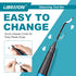Libraton Deburring Tool Kit with 11 High-Speed Steel Blades, 360 Degree Rotary Head for Metal and Plastic