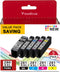 PGI-280XXL/CLI-281XXL High Yield 5 Color Value Pack, Compatible 280 281 Ink Cartridges for Canon TR8620a (PIXMA TR8620a