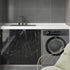CRE8TIVE Black Marble Contact Paper for Countertops, Waterproof Peel and Stick Wallpaper 12"x80" for Cabinets