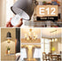 LED Ceiling Fan Light Bulbs, 40W Equivalent, 5W 2700K Warm White, E12 Base, 4-Pack, Used for Chandeliers