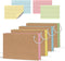 COLOGN 200 Count Colored Index Cards 3x5 InchFlashcards with Ring 4 ColorHeavy Weight
