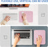 ZYAOTWQZ 10.2 8.2Inch, Pink Mouse Pad, Nice and Cute Mouse Pad, Splash-Proof Textured x Stitched Edge Non-Slip