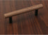 2Pcs 3.8"/96mm) Walnut Solid Wood Pulls Handles Aluminum Alloy Black Base Kitchen Wardrobe Cabinet Hardware Pull Handle