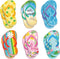 Flip Flop Sticky Pads, Hawaiian Fun Note Pads, Summer Themed Beach Notepad, Colorful Self Stick Memo Pads for Kids