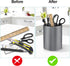 Pen Holder for Desk, Metal Pencil Organizer Cup with Non-Slip Silicone Bottom for Office, School, and Home