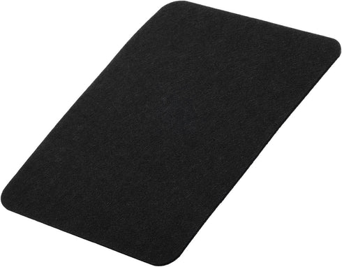 YOKIVE Mouse Pad, Felt Double-Sided Soft Writing Mat for Desktop Mouse (Black, 9.25x7.87 Inch)