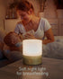 Light,Dimmable Smilodon Timer Night LED Bedside Lamp,Night Light Kids and Baby Nursery,Woodgrain,Sleep Aids