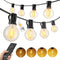 Brightown Outdoor String Lights, 55FT 17 G40 Bulbs Shatterproof Patio Lights, Waterproof