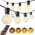 Brightown Outdoor String Lights, 55FT 17 G40 Bulbs Shatterproof Patio Lights, Waterproof