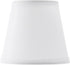 Aspen Creative 51027-2,Hardback White,4"Top 6"Bottom 5.5" Slant,Set 2 Empire Transitional Clip-On Chandelier