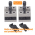 V Block Set with Clamp - Hardened Steel 90 Degree Angle Precision V Block Set with Box
