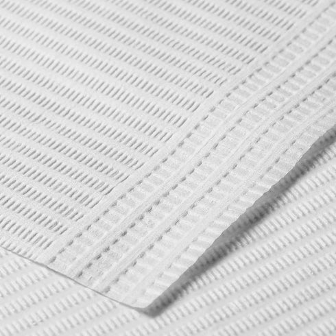 250 Pack 3 13" 18" (2 Packs 125) JMU Dental Bibs, White Dental Bibs Disposable Ply Waterproof Tattoo Bibs Table Covers