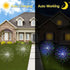 4 Pack Lights,120Led Outdoor Solar Garden Lights,Firework Lights Waterproof Decorative Pathway Firefly Lights Solar