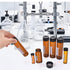 ESHATO 4ML Autosampler Vial, 100 Pack HPLC/GC Amber Vials with Screw Cap, Writing Patch, White PTFE and Silicone Septa