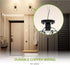 5.7" E26 120V 2 Pack ASD Black Semi Flush Mount Ceiling Light Fixture - ETL Modern Light Fixtures Ceiling Mount, Semi