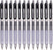 Ultra Fine Gel Pens, 12 Pack, Black Ink, 0.38mm Line-Size, Smooth Writing for Students and Professionals