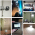 5Pack 10W 3x2 MIWAT Daylight LED Flood Light Outdoor, LED Work Light, Plug and Play, Waterproof Outdoor Floodlights