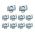 Strut Channel Nuts, 1/2-13 Spring Nuts with Zinc Electroplate Finish, 10 Pack for Strut Channel